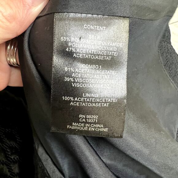 Tibi Matelasse Mini Flare Satin Dress LBD Size 2 or 4 Small - Picture 6 of 7